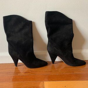 Tamara Mellon suede slouchy boots